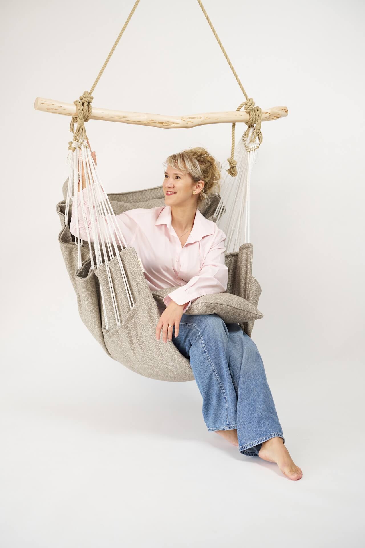 Fotoliu suspendat HANGarOund – Beige